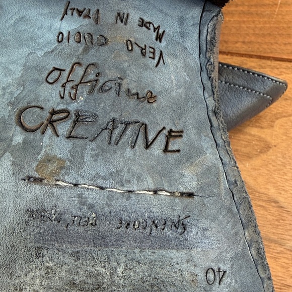 Gorgeous Officine Creative Legrand 049 Ankle boots in navy blue - Picture 7 of 7